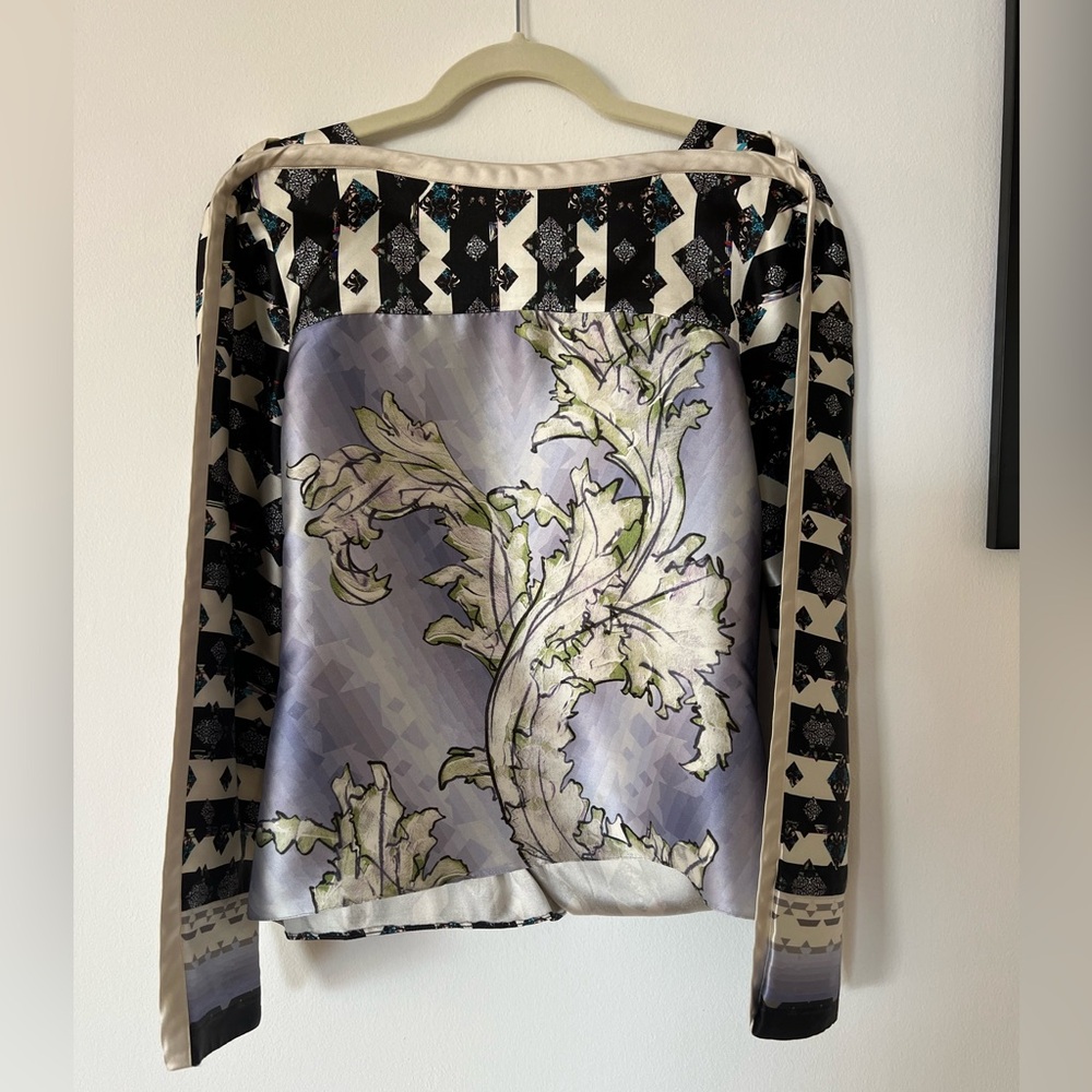 Peter Pilotto Thick Silk Reversible Top